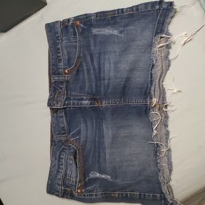 Candie's denim skirt